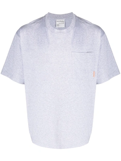 Shop Acne Studios Boxy-fit T-shirt In Grey