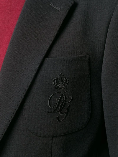 Dolce & Gabbana Slim-fit Blazer In Black