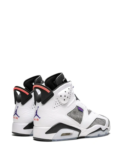 Shop Jordan Air  Retro 6 "flint Grey" Sneakers In White