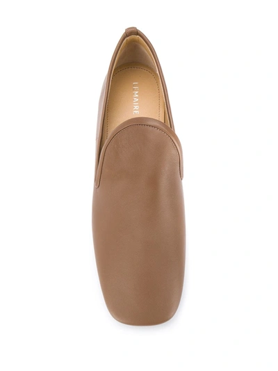 Shop Lemaire Casual Loafers In Brown