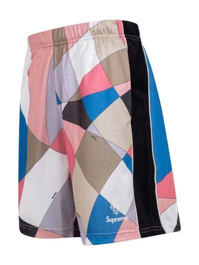 Shop Supreme Pucci Soccer Shorts In Pink