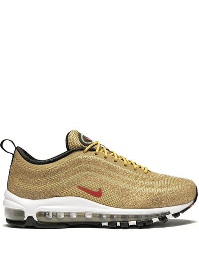 Shop Nike Air Max 97 Lx "gold Swarovski" Sneakers