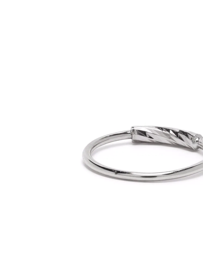 Maria Black 14kt White Gold Nancy 10 Single Hoop In 银色