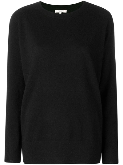 Chinti & Parker Pure Cashmere Summer Slouchy Sweater In Black
