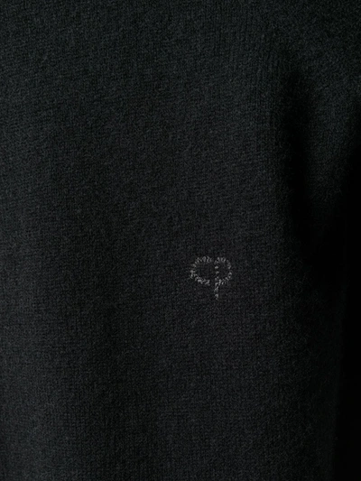 Chinti & Parker Pure Cashmere Summer Slouchy Sweater In Black
