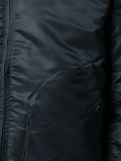 Alpha Industries Classic Zipped Bomber Jacket  In Blue