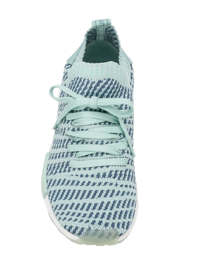 Shop Adidas Originals Nmd_r1 Stlt Primeknit Sneakers In Blue