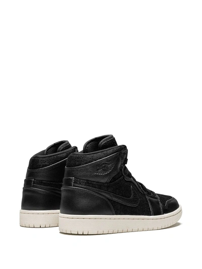 Shop Jordan Air  1 Ret Hi Prem Sneakers In Black
