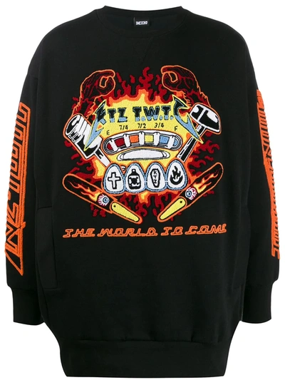Shop Ktz The World To Come Sweatshirt In Black