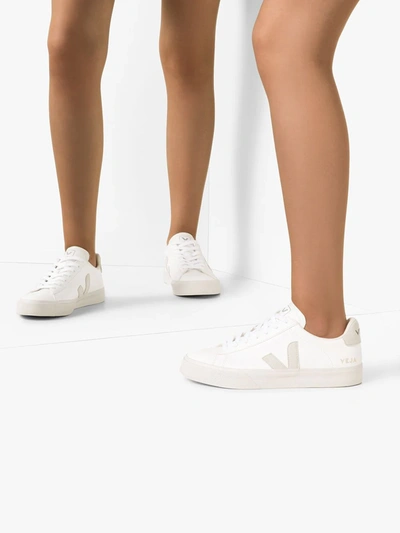 Shop Veja Campo Low-top Sneakers In White