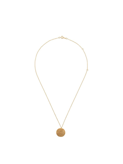 Shop Alighieri Il Leone Medium Necklace In Gold