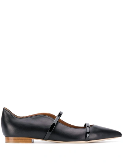 Shop Malone Souliers Maureen Ballerina Shoes In Black