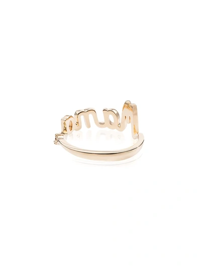 Shop Alison Lou 14kt Yellow Gold Mama Ring