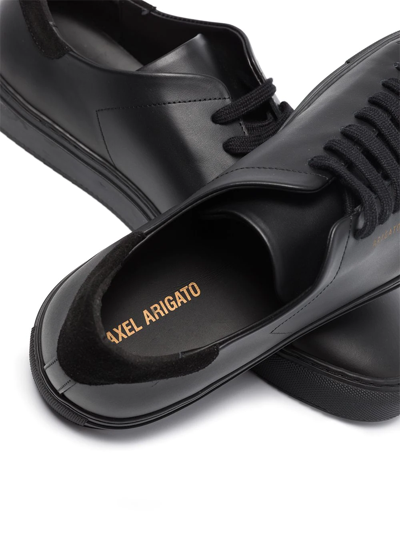Axel Arigato Platform Suede Low-top Sneakers In Black