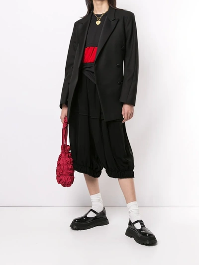 Shop Comme Des Garçons Elasticated Waist Culottes In Black