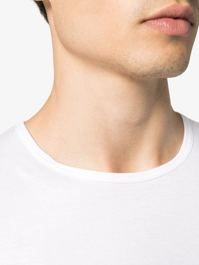 Shop Sunspel Classic Short-sleeve T-shirt In White