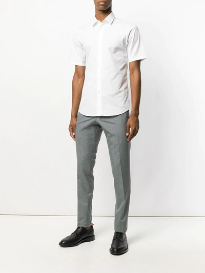 Shop Thom Browne Low-rise Skinny Trousers In Grey