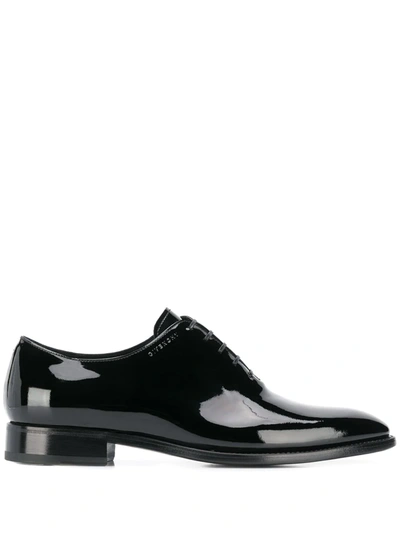 Shop Givenchy Patent Leather Oxford Shoes In Black