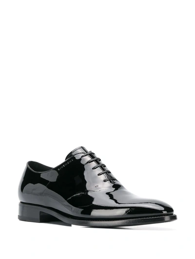 Shop Givenchy Patent Leather Oxford Shoes In Black