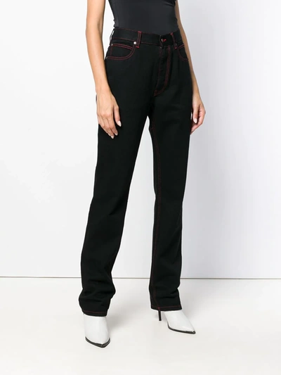 Shop Calvin Klein 205w39nyc X Andy Warhol Cowboy Print Bootcut Jeans In Black