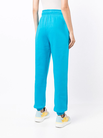Shop Ireneisgood Embroidered-logo Track Pants In Blau