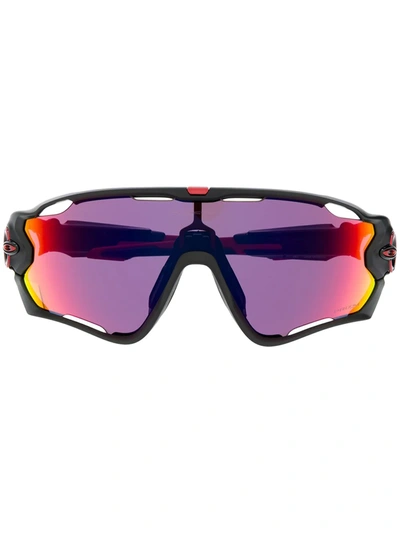 Shop Oakley Jawbreaker Sunglasses In Black