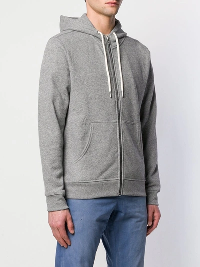 JOHN ELLIOTT HOODED BOMBER JACKET - 灰色
