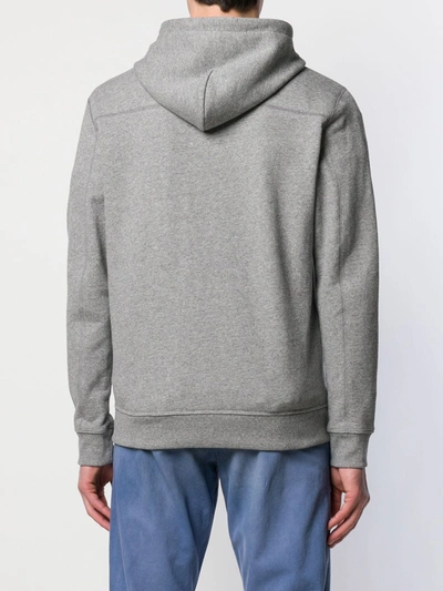 JOHN ELLIOTT HOODED BOMBER JACKET - 灰色