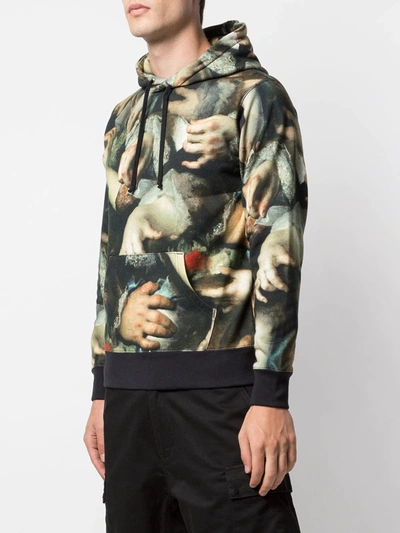 Shop Supreme X Undercover Printed Hoodie In Black