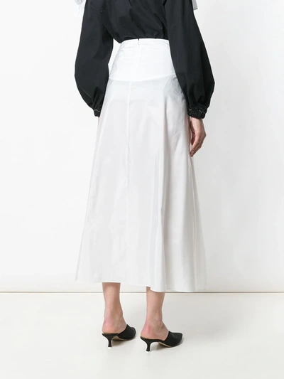Shop Stella Mccartney Flared Skirt In White