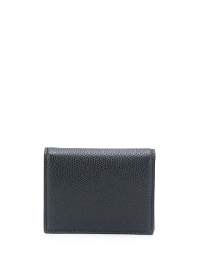 Shop Valentino Vlogo Signature Compact Wallet In Black