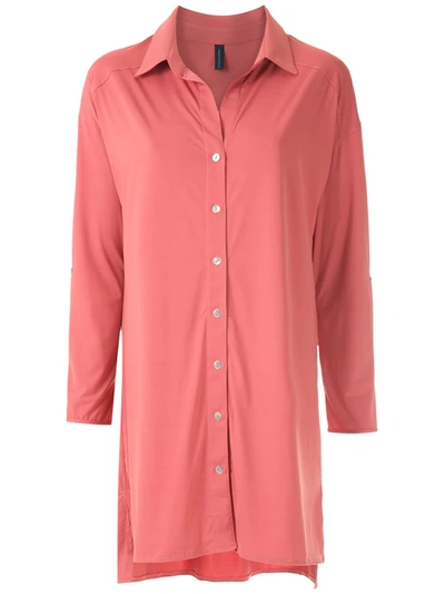 Shop Lygia & Nanny Meline Uv Shirt Dress In Pink