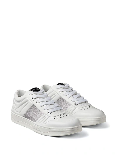 Shop Jimmy Choo Hawaii Low-top Sneakers In White