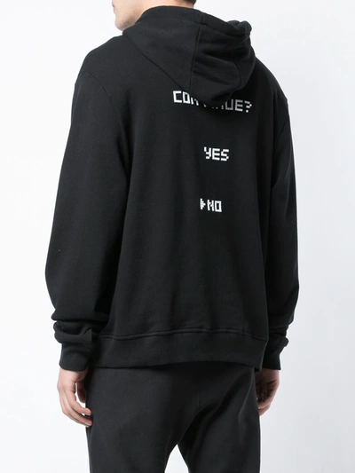 Mostly Heard Rarely Seen 8-bit Game Over Hoodie In Black