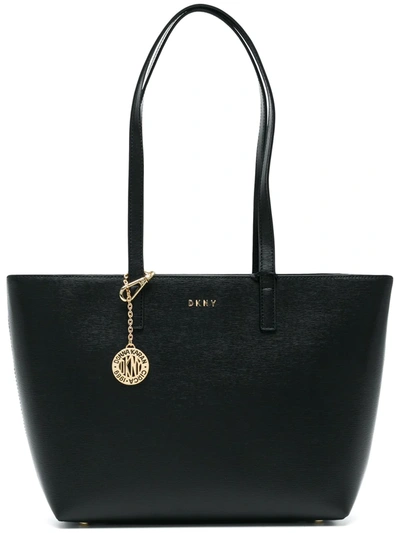 Shop Donna Karan Medium Shopper Bag In Black