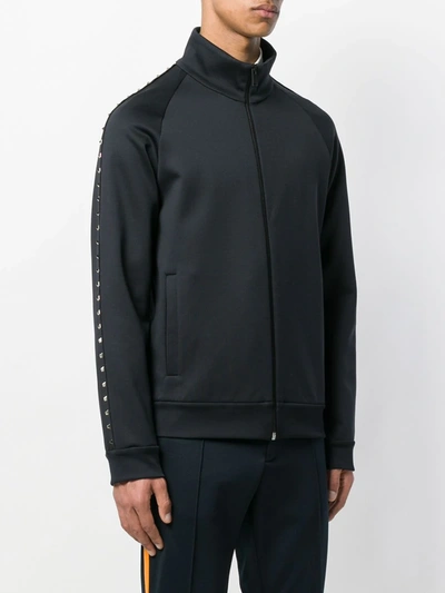 Shop Valentino Rockstud Jacket In Black