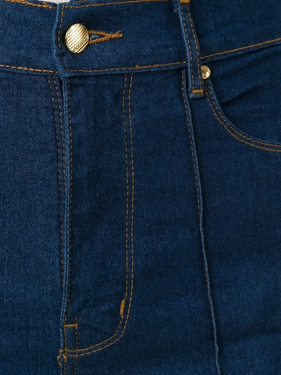 Amapô High Waist Flared Jeans In Blue