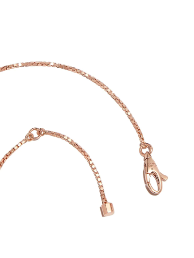 Shop Gucci 18kt Rose Gold Link To Love Necklace In Rosa