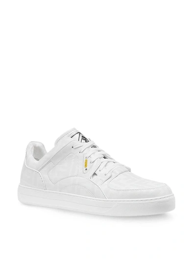 Shop Fendi Low-top Sneakers In White