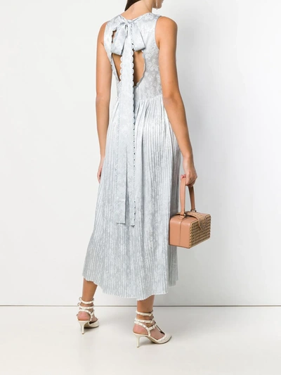 Shop Magda Butrym Shiraz Dress In Grey