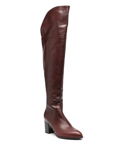 Shop Stuart Weitzman Raylene Knee-length Boots In Brown