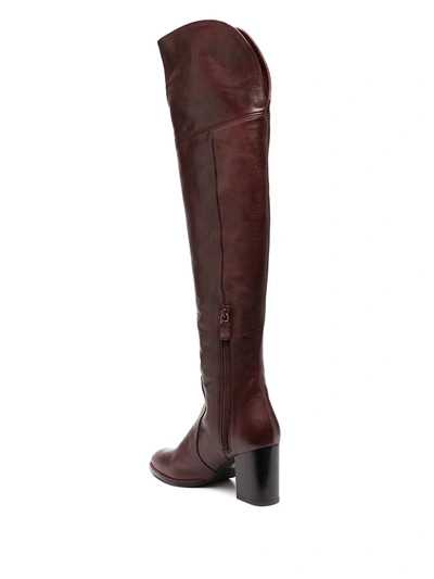 Shop Stuart Weitzman Raylene Knee-length Boots In Brown