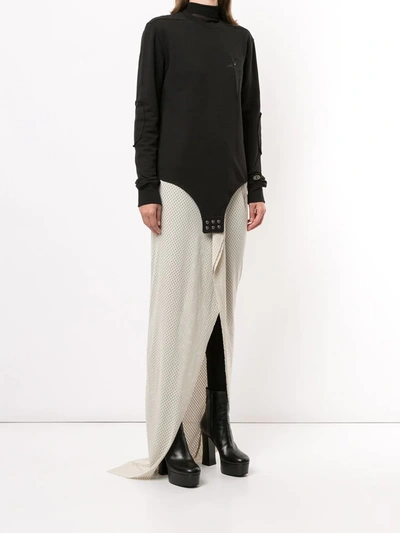 Rick Owens X Champion Star Patch Sweatshirt In Black