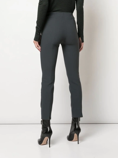Shop Vince Skinny Trousers In Grey