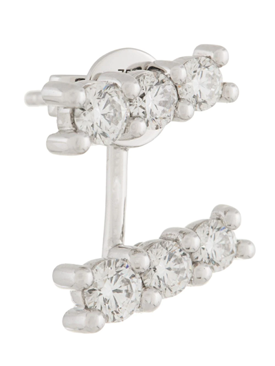 Alinka 18kt White Gold Lara Diamond Right Earring In Silver