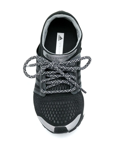 Shop Adidas By Stella Mccartney Adizero Adios Sneakers In Black