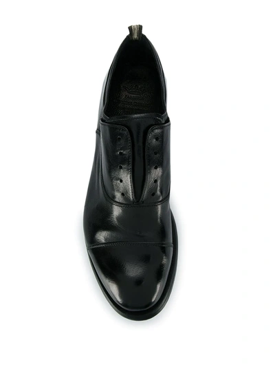 Shop Officine Creative Francese Loafers In Black
