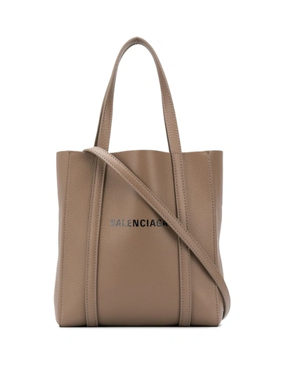 Shop Balenciaga Xxs Everyday Tote Bag In Brown