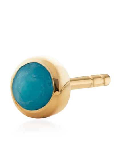 Monica Vinader Mini Gem Stud Earrings In Gold