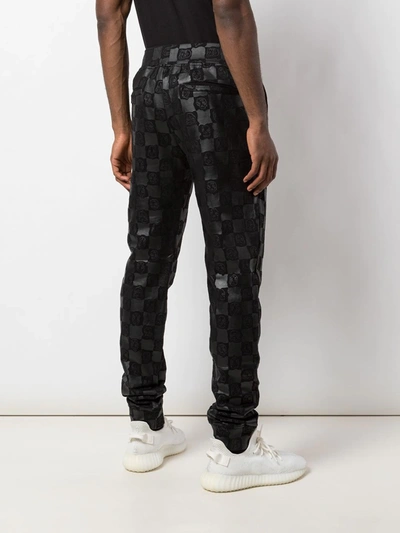 Shop Haculla Blurry Knit Track Pants In Black